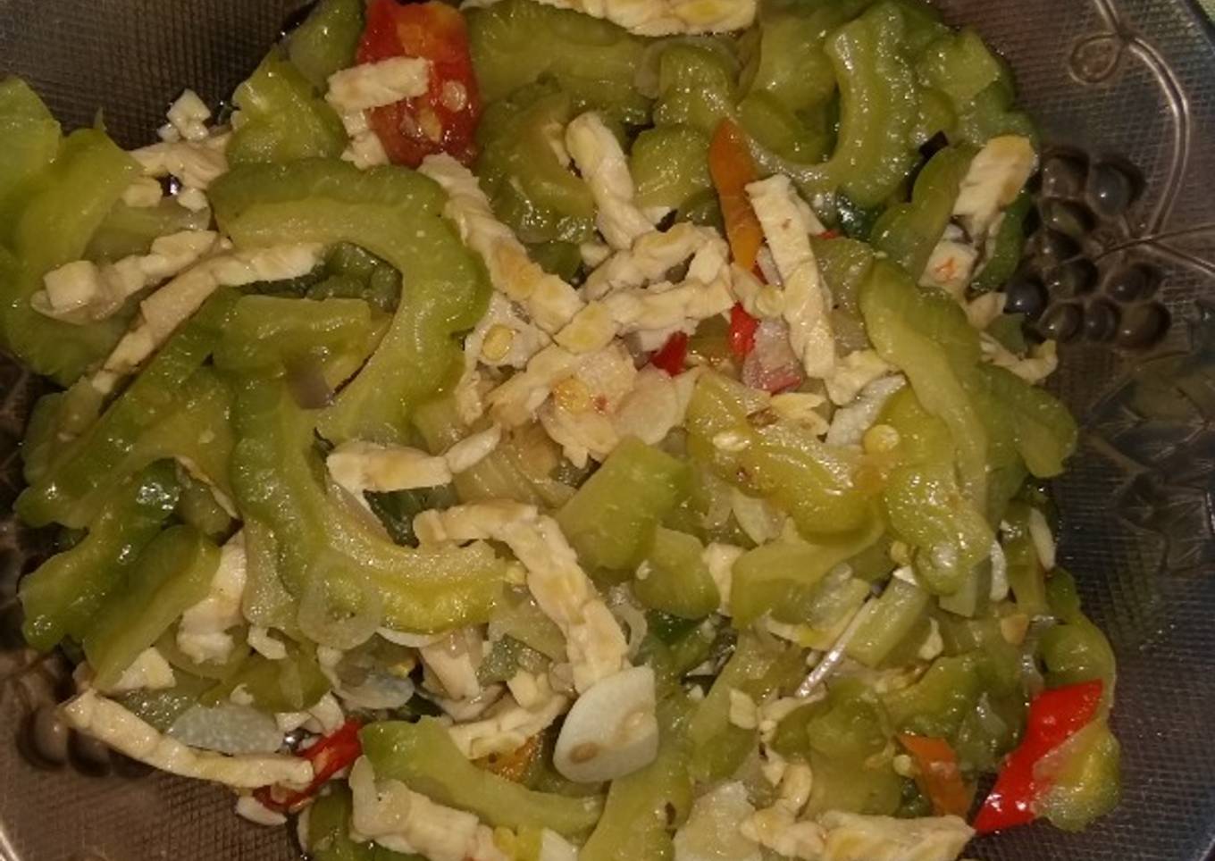Tumis Pare dan Tempe