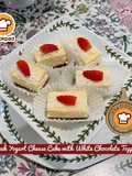 👩‍🍳Greek Yoghurt Cheese Cake with White Chocolate Topping 🇲🇾