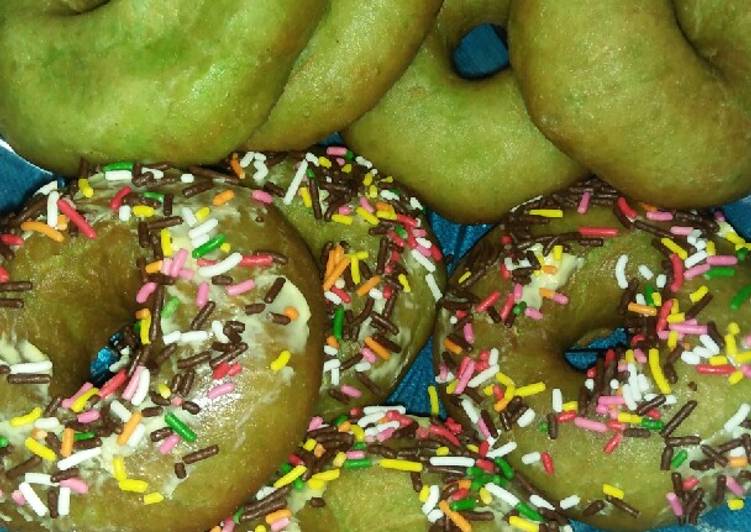 Donat pandan simpel #BikinRamadhanBerkesan