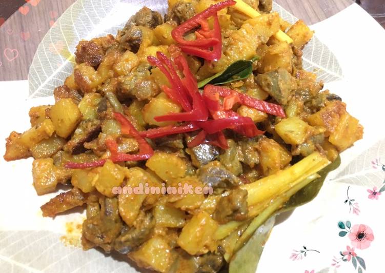 Sambal Goreng Kentang Hati