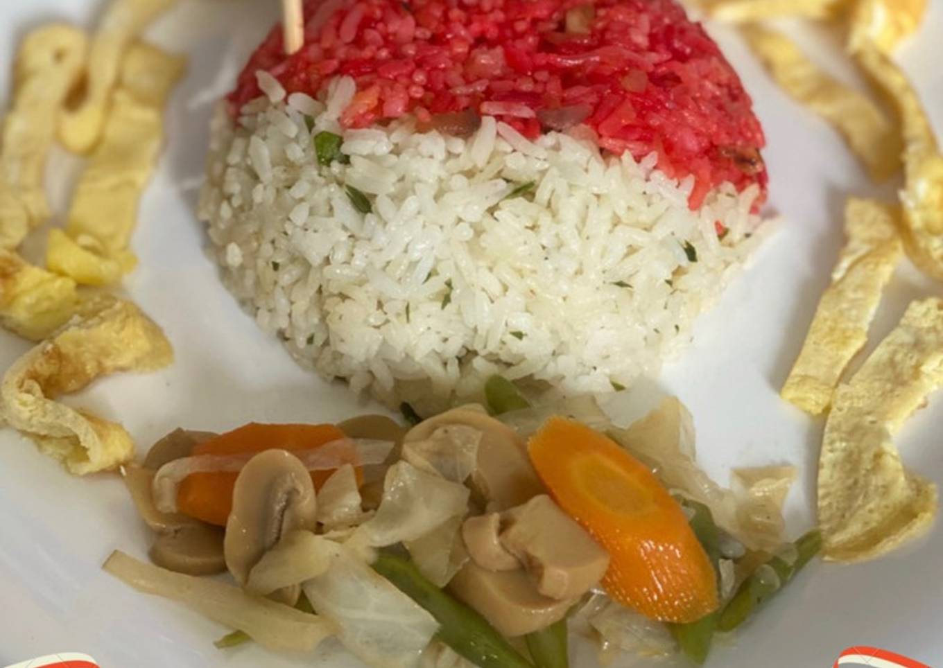Nasi Bento Merah Putih