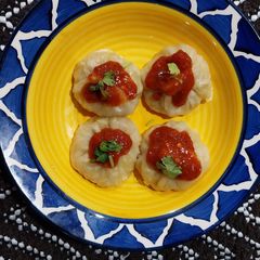 A picture of Maggi Noodles momos.