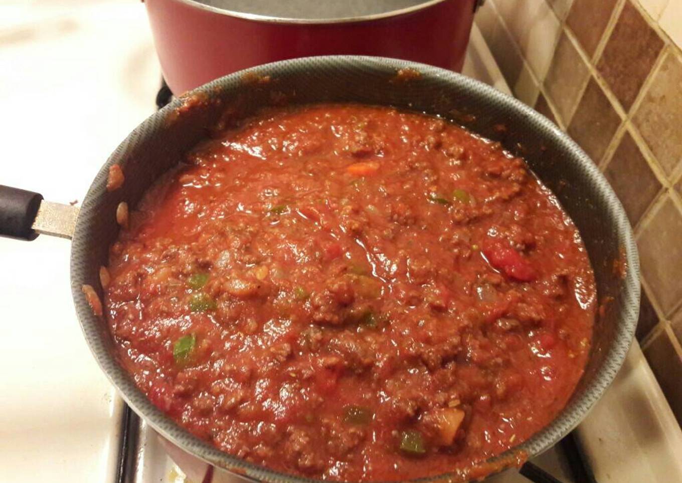 Step-by-Step Guide to Prepare Any-night-of-the-week Spice up your jar
spaghetti sauce!!!! delicious