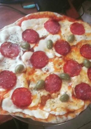 Una foto de Pizza a la parrilla 🍕