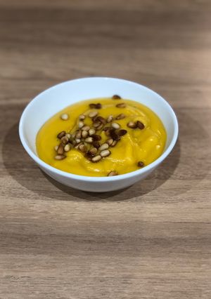 Une photo de Soupe de butternut sans lactose