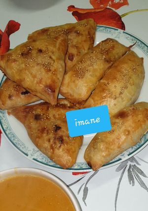 صورة لوصفة مملحات بحشو الشاورما