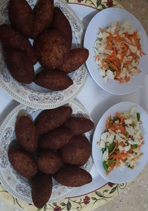 A picture of Chicken Kibbeh.