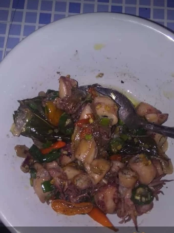 Cara Sederhana Membikin Resep  Cumi asin pedes manis yang Sempurna, Menggugah Selera