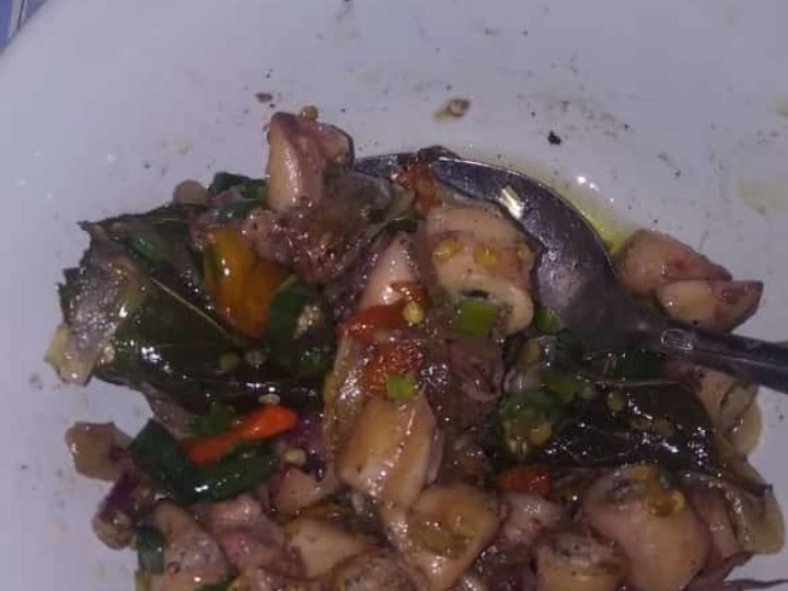 Cara Sederhana Membikin Resep  Cumi asin pedes manis yang Sempurna, Menggugah Selera