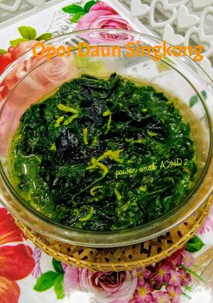Foto resep Opor Daun Singkong