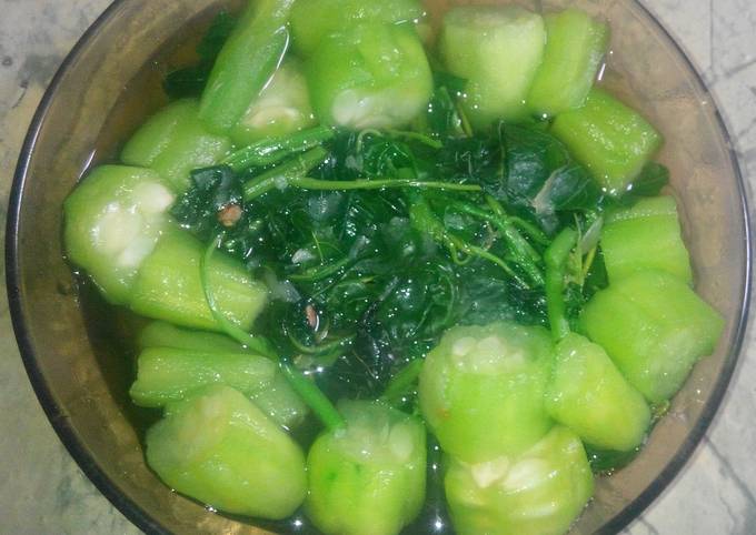 Resep Sayur Bening Bayam Dg Oyong Tnp Temukunci Oleh Ainur Roichatin Cookpad