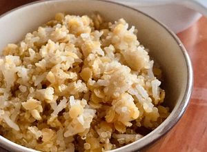 Hình của món 🌱 Cơm Diêm Mạch Đậu Lăng Đỏ.