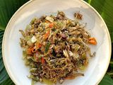 Tumis teri tomat ijo