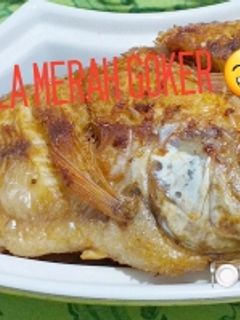 Foto resep 9. Nila merah goker (alias goreng kering) + sambel kecap 😁