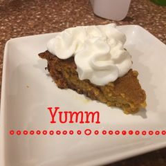 Pumpkin ice cream pie A picture of Pumpkin ice cream pie.