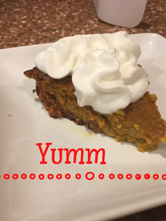 A picture of Pumpkin ice cream pie.