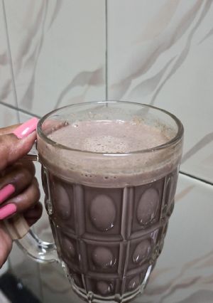 A picture of Jhatpat Chocolate Almond walnut milk.
