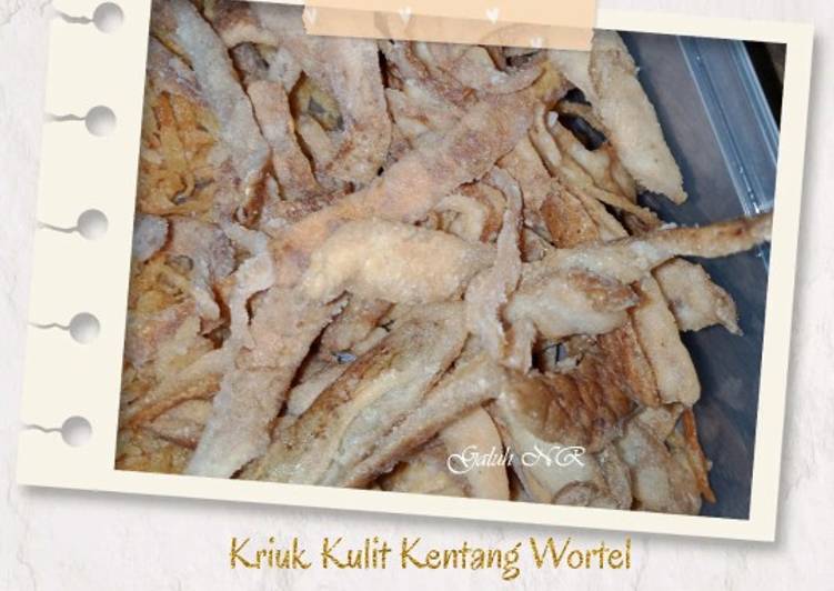 Resep 35. Kriuk Kulit Kentang Wortel#24 yang Bisa Manjain Lidah