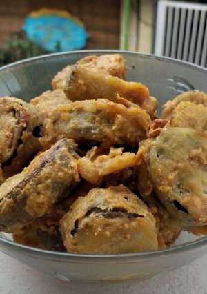 Foto resep Terong Krispi Saus Telur Asin