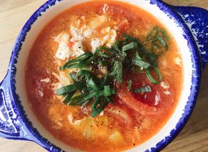 Hình của món Canh Cà Chua Trứng (5 Phút).