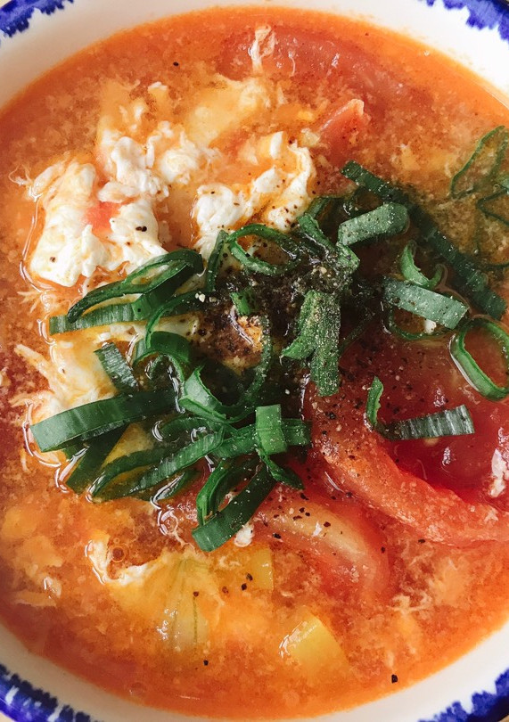 Hình của món Canh Cà Chua Trứng (5 Phút).