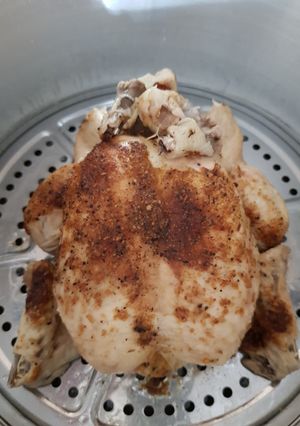 A picture of My Pressure Cooked Sweet BBQ Chicken 😁.