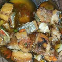 รูปของ Asam manis ikan asin telang tenggiri