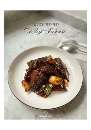 Foto resep Beef Black Pepper Teriyaki
