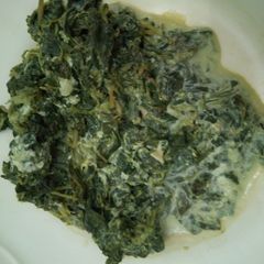A picture of Creamed sagaa.