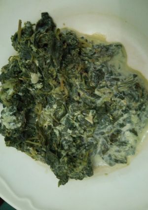 A picture of Creamed sagaa.
