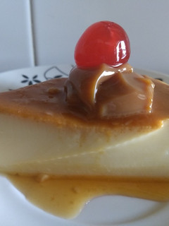 Una foto de Flan sin horno