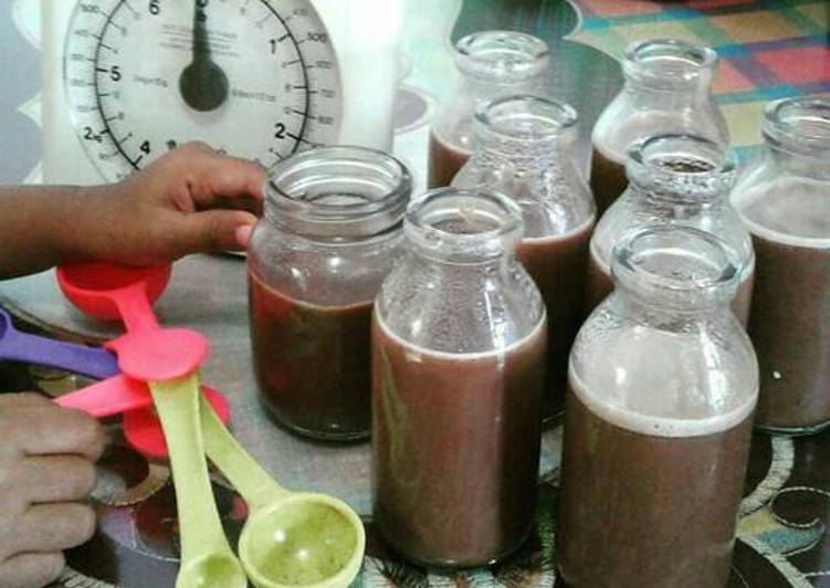 Jelly Drink Coklat Sehat | Puding Sedot | Pudot