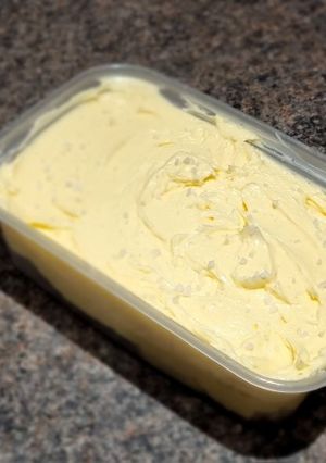 A picture of Homemade Salted Butter.