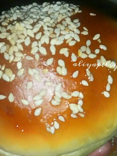 Foto resep Roti burger rumahan / burger bun