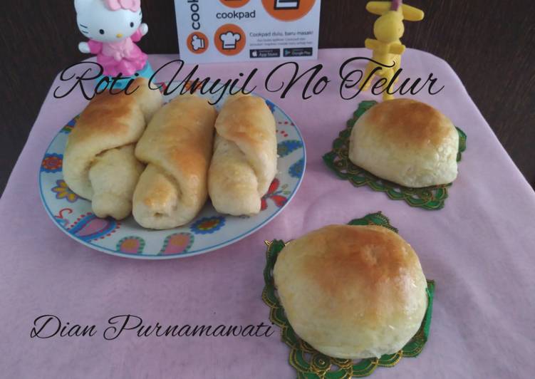 dari awal hingga akhir Membuat Roti Unyil No Telur yang mengenyangkan