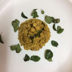 White Vatana poha (satvik) A picture of White Vatana poha (satvik).