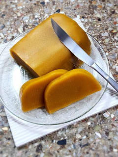 Una foto de 🍠 Dulce de batata casero a la vainilla 🍠 con gelatina sin sabor