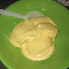 A picture of Mango ice cream 😋.