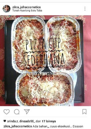 Foto resep Pizza Cup Roti Tawar Simple