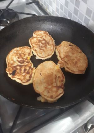 Una foto de Bocados, croqueta o torreja de choclo versión light