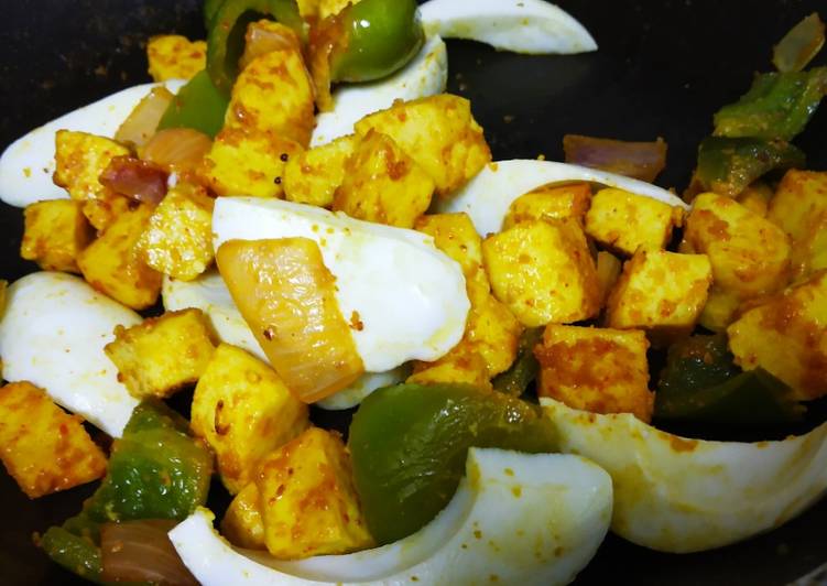 Step-by-Step Guide to Make Quick Kadai egg paneer