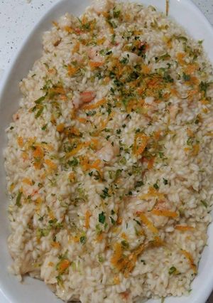 Foto di Risotto agli agrumi e gamberetti