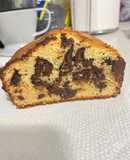 Torta con gotas de chocolate
