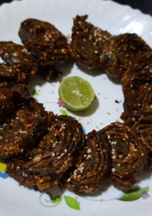 A picture of Crispy Aadu Vadi.
