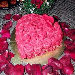 Whole Wheat Chocolate Rossette Cake with Jaggery A picture of Whole Wheat Chocolate Rossette Cake with Jaggery.
