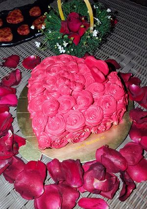 A picture of Whole Wheat Chocolate Rossette Cake with Jaggery.