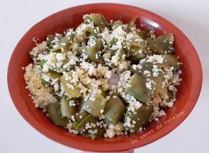Une photo de Couscous aux fèves fraiches 🥣