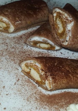 O poză a rețetei Clătite tiramisu.