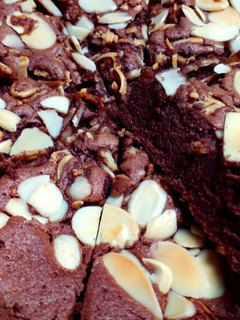 Foto resep Brownies Cheese Almond