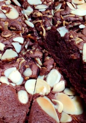 Foto resep Brownies Cheese Almond